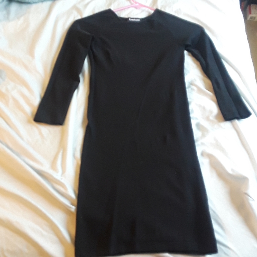 Bebe bodycon long sleeve dress size small